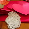hearts, doily, valentines